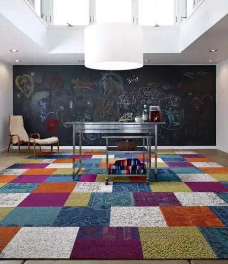 Patchwork Rugs in decor of Apartment or Villa