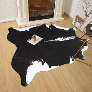 Black Cowhide Rug