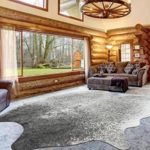 Grey Cowhide Rug