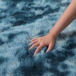 Light Blue Wool Rug