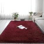 Red Wine Wool Rug