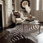 Zebra Print Rug