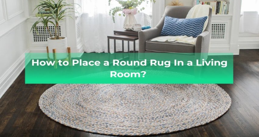 Round Rugs In a Living Room