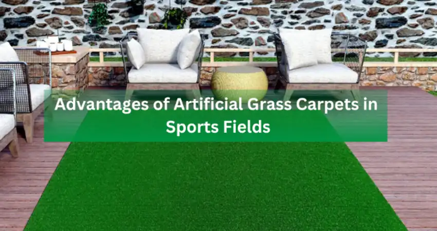 Advantages of Artificial Grass Carpets in Sports Fields