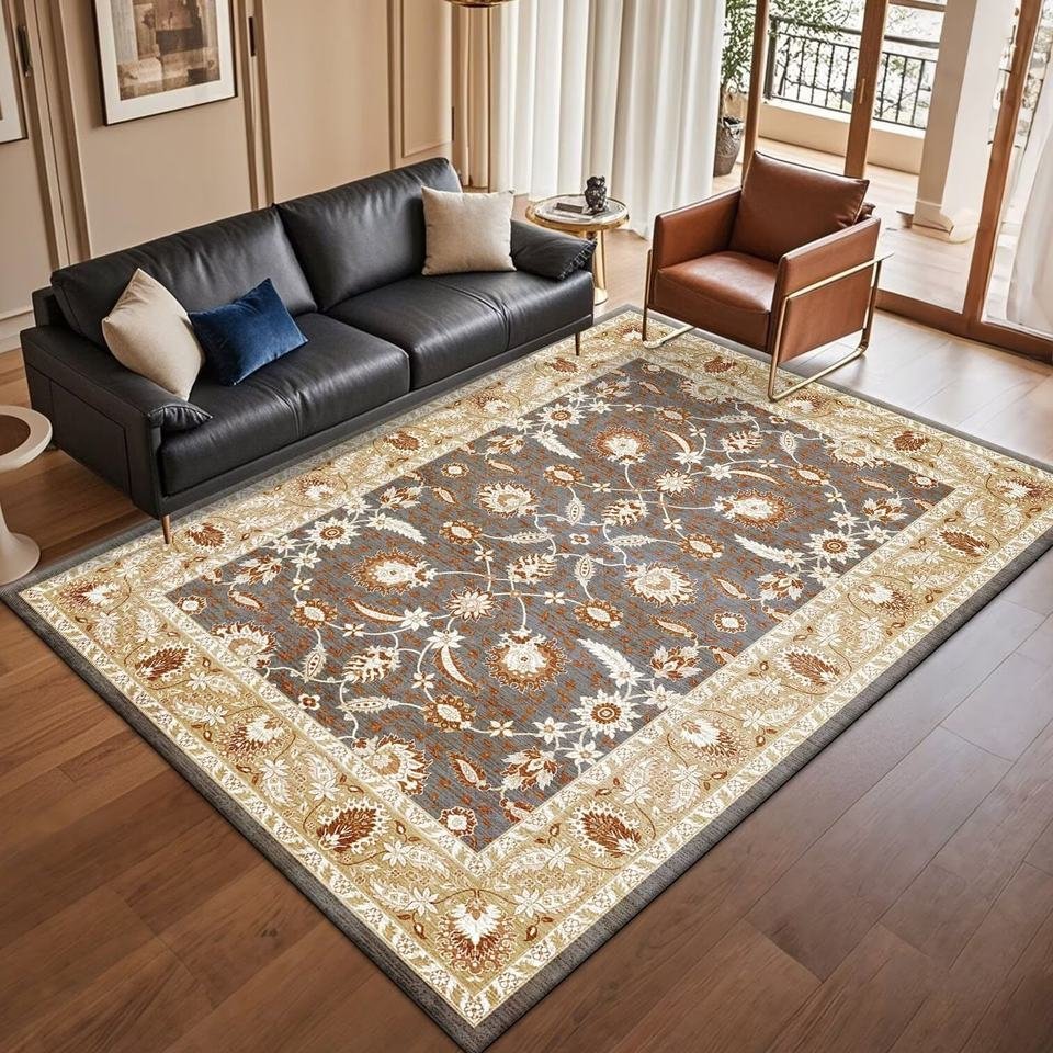 Kashan Persian Carpet Classical washable - Image 2