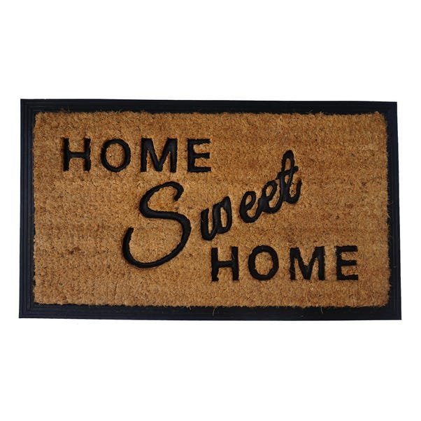 Natural Home Sweet Home logo Coir Doormat - Image 3