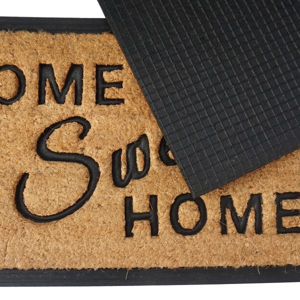 Natural Home Sweet Home logo Coir Doormat - Image 2