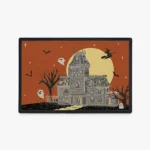 fright night orange coir Mats