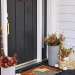 fright night orange coir Mats