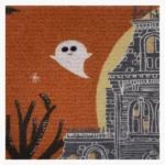 fright night orange coir Mats